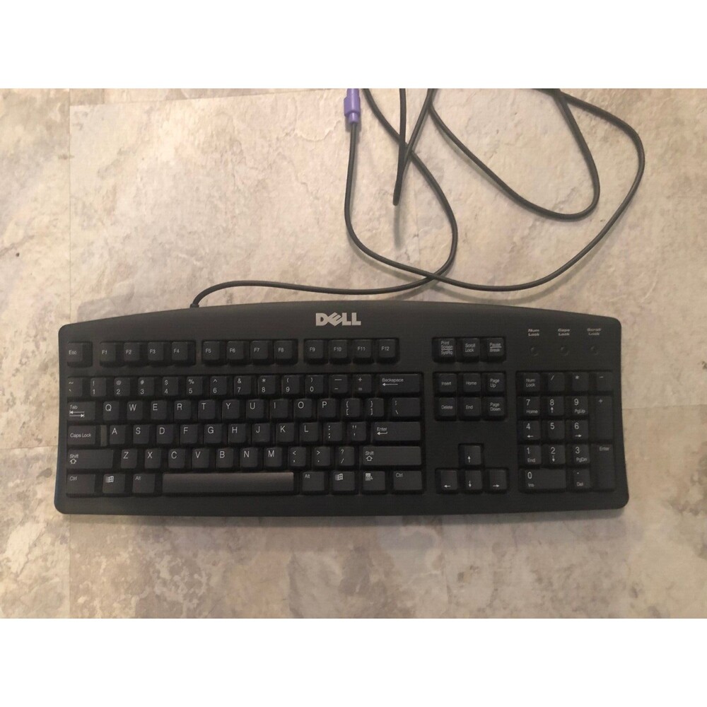 Original Dell PS/2 Wired Computer Keyboard Model RT7D20
